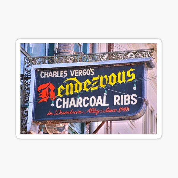 Item preview, Charles Vergos Rendezvous Charcoal Ribs In Downtown Alley Since 1948 designed and sold by LisaWootenPhoto.