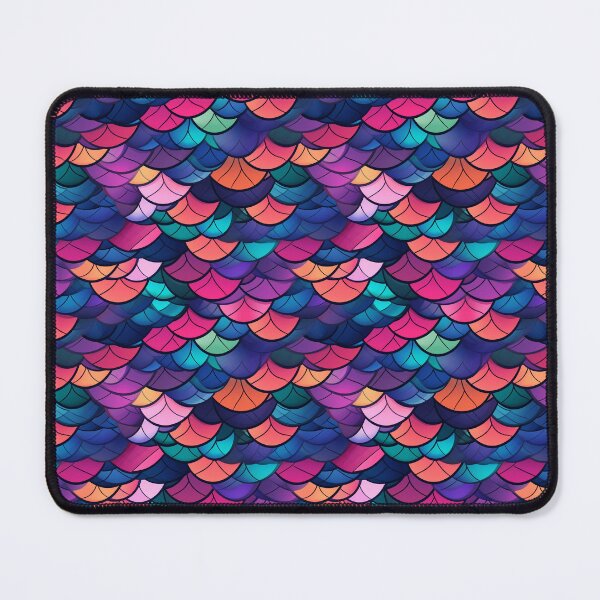 Artikelvorschau, Colorful Fish Scales Pattern entworfen und verkauft von Digital Dreamtales.
