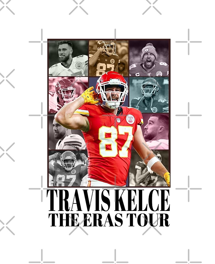 Travis Kelce Kansas City Chiefs Jersey Art Women's T-Shirt