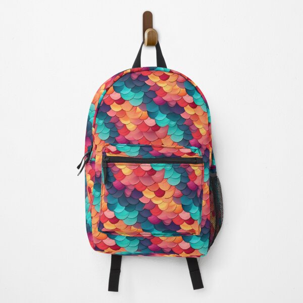 Artikelvorschau, Colorful Fish Scales Pattern entworfen und verkauft von Digital Dreamtales.
