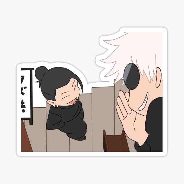 Jujutsu Kaisen Satoru Gojou Peeking Vinyl Decal Stickers Anime Cartoon  Peekabo 4