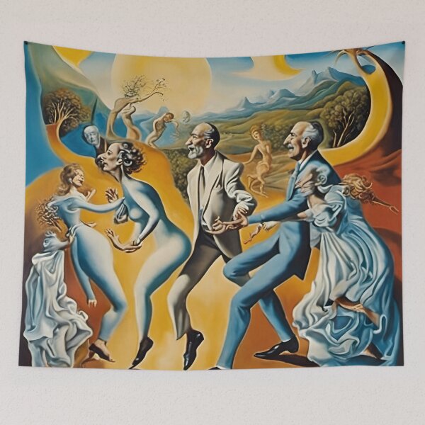 Item preview, Exploring the Surreal World of Abstract People Dancing designed and sold by artmanikin.
