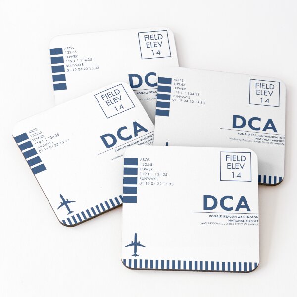 Item preview, DCA Washington D.C. (Alternate Blue) Airport Code Art designed and sold by vipultelang.