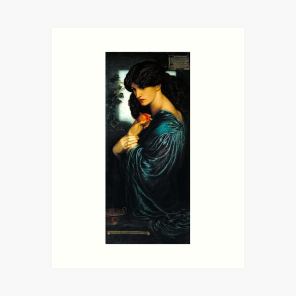 Item preview, Proserpine - Dante Gabriel Rossetti  designed and sold by forgottenbeauty.
