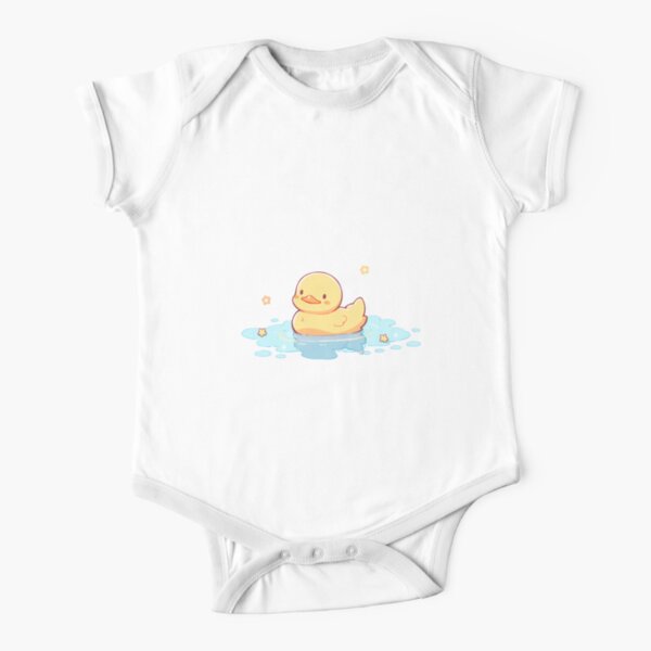 Cute Kawaii Yellow Rubber Duck Swimming