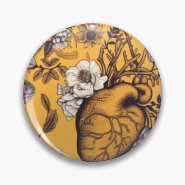 Artikelvorschau, Blossoming Vitality: Heart and Earth Intertwined entworfen und verkauft von Geode-Designs.