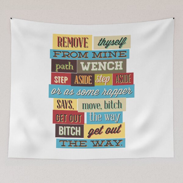 Item preview, GET OUT THE WAY BITCH designed and sold by Super3.