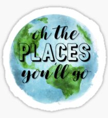 oh, the places you'll go! Sticker