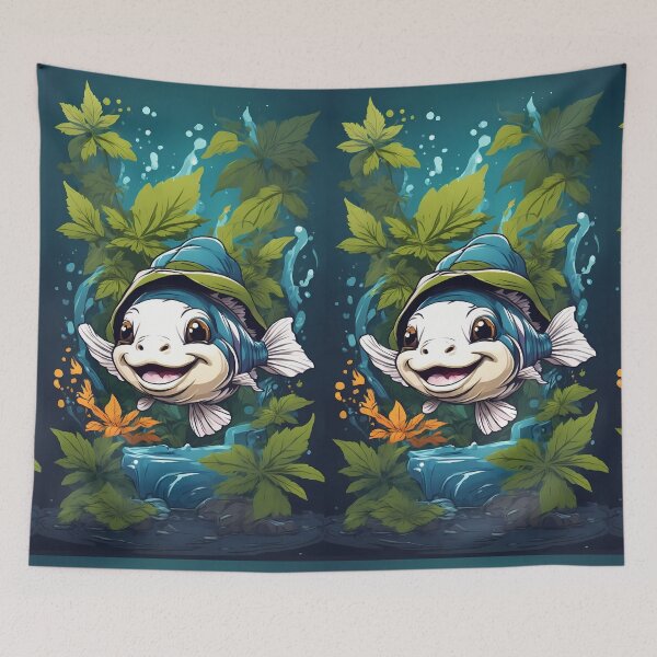 Item preview, A Fishy Chibbi Buddy designed and sold by wojysmokes.
