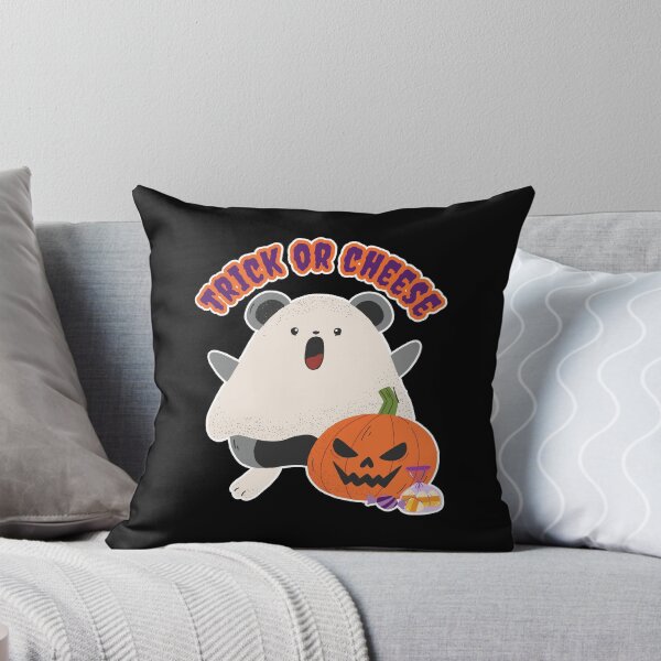 Item preview, Trick or Cheese | Cute Mouse Dressed as a Ghost designed and sold by Kimochi-Shop.