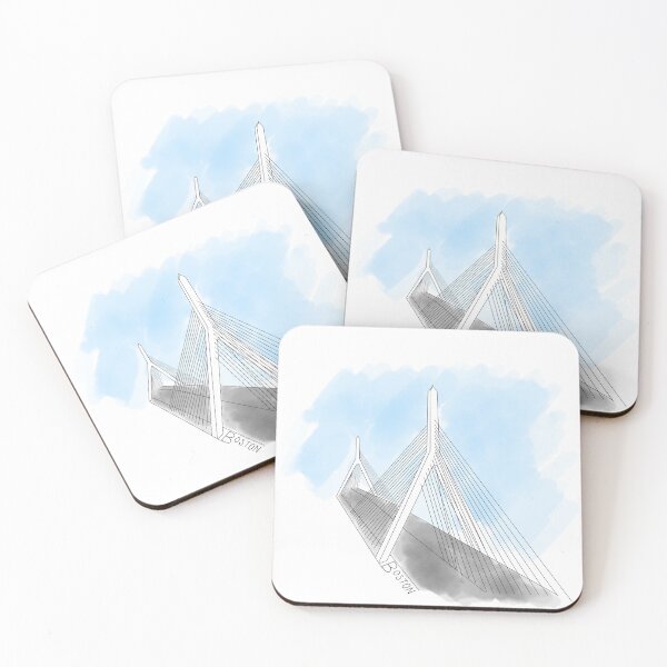 Item preview, Zakim Bridge Boston designed and sold by MadebyJam.