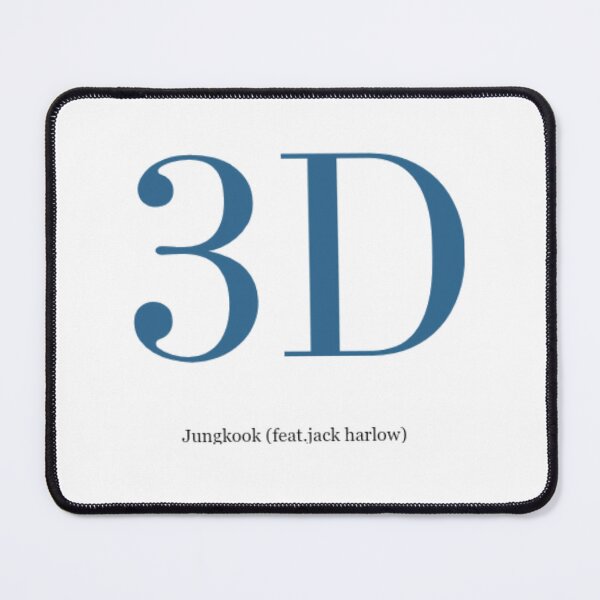 Item preview, 3D JUNGKOOK (FEAT.JACK HARLOW) designed and sold by Hana-emad.