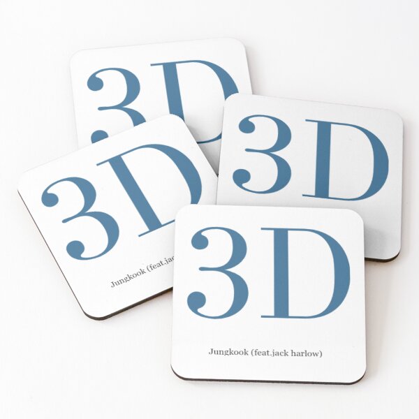 Item preview, 3D JUNGKOOK (FEAT.JACK HARLOW) designed and sold by Hana-emad.