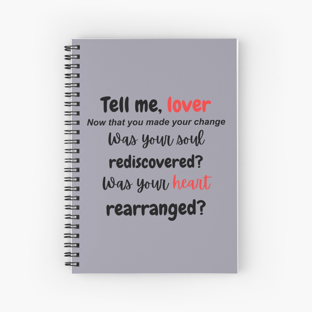 Everywhere Everything Noah Kahan Spiral Notebook for Sale by