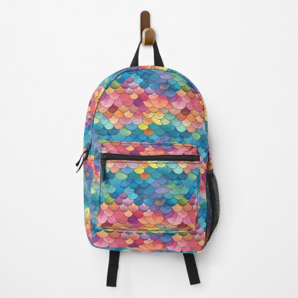 Artikelvorschau, Colorful Fish Scales Pattern entworfen und verkauft von Digital Dreamtales.