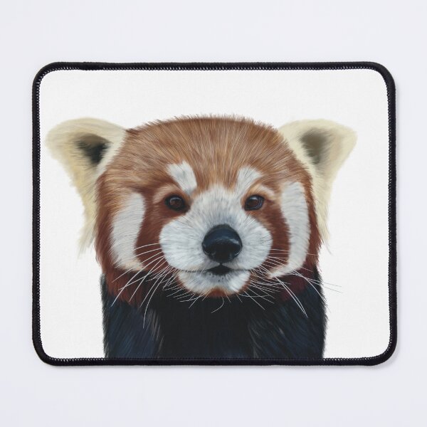 Item preview, Red Panda Portrait designed and sold by dinnydaynaart.