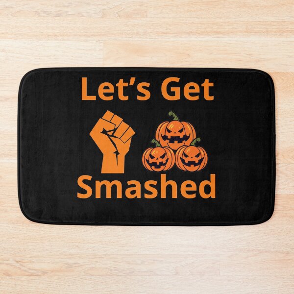 Item preview, Let's Get Smashed Pumpkin designed and sold by Mirmura.
