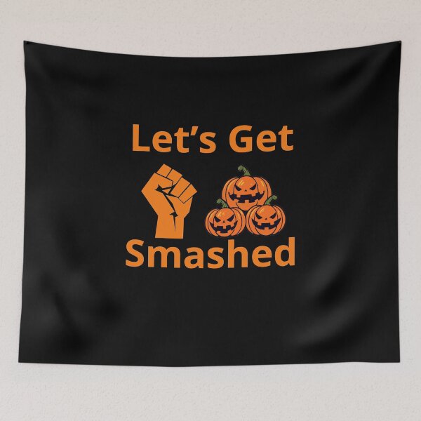 Item preview, Let's Get Smashed Pumpkin designed and sold by Mirmura.