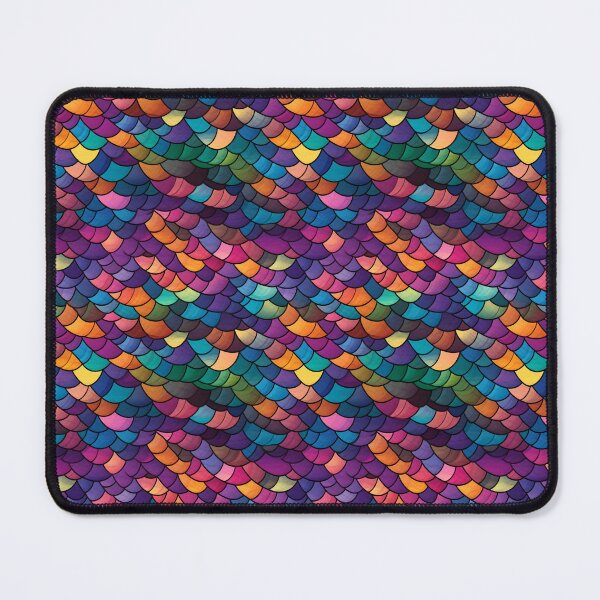 Artikelvorschau, Colorful Fish Scales Pattern entworfen und verkauft von Digital Dreamtales.