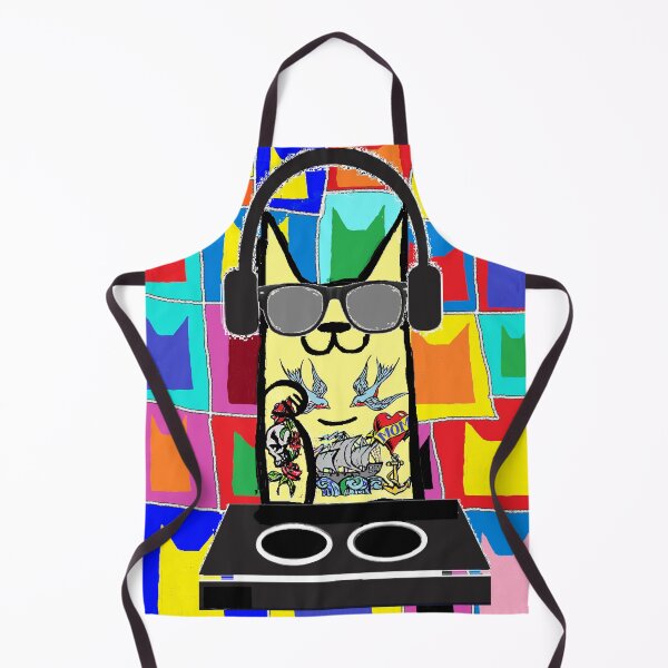 Item preview, cat rocker DJ Supe rstar  designed and sold by LowEndGraphics.