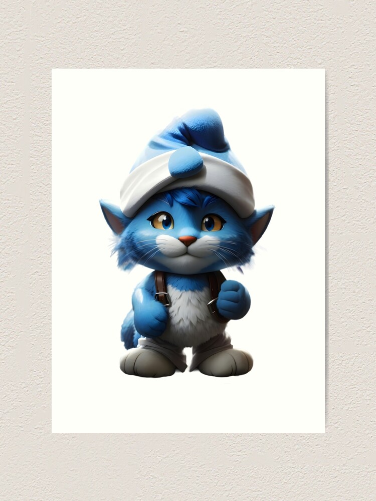  Smurf Cat Sticker Decal : Handmade Products