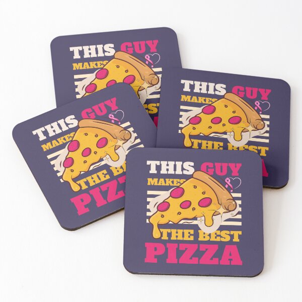 Item preview, Pink Pizza Maker Women Funny Guy Makes Best Pizza Breast Cancer Awareness designed and sold by LittleZea.