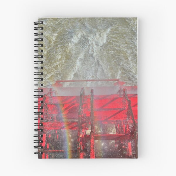 Item preview, A Rainbow And Paddle Wheel American Queen Steamboat designed and sold by LisaWootenPhoto.