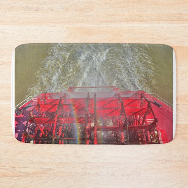 Item preview, A Rainbow And Paddle Wheel American Queen Steamboat designed and sold by LisaWootenPhoto.