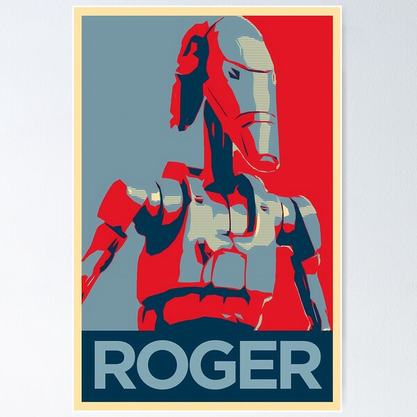 Item preview, Battle Droid Roger Obama Hope designed and sold by JosephNuts.