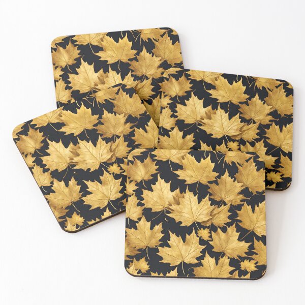 Item preview, golden maple leaves designed and sold by TFrequencyStore.