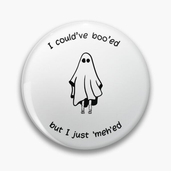 Item preview, I could've boo'ed but I just 'meh'ed (black) designed and sold by madebyaimee.