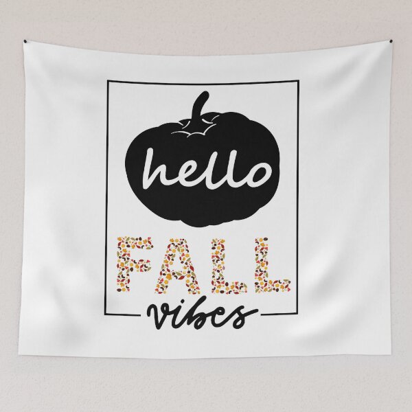 Item preview, Hello Fall Vibes Pumpkin Fall Graphic autumn vibes Fall Leave designed and sold by DreamStore360.