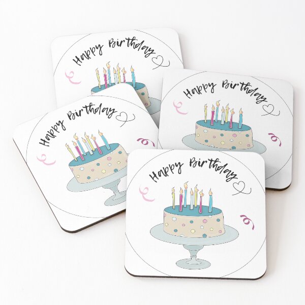 Item preview, Birthday Cake with candles  designed and sold by Sara-M-Designs.