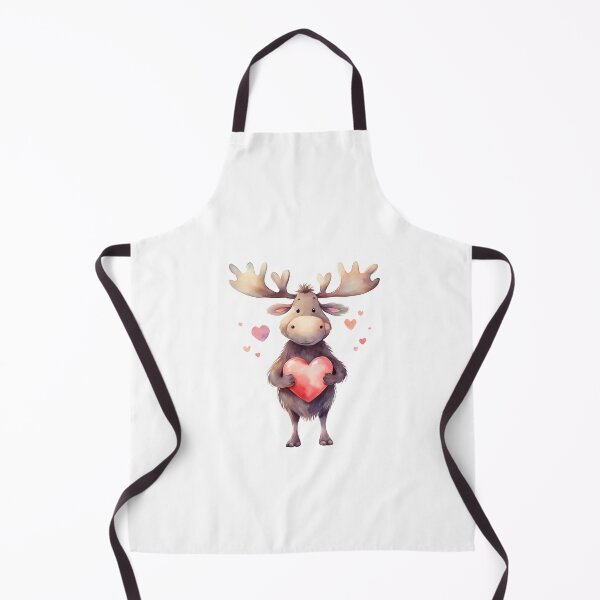 Item preview, Adorable moose in love designed and sold by studiomrska.