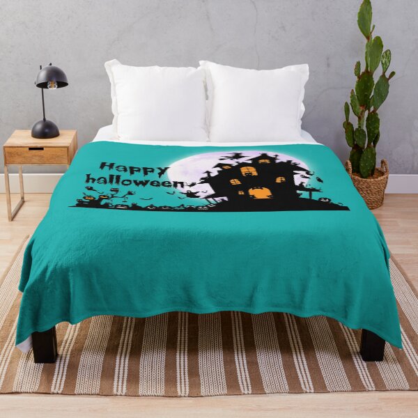 Item preview, Vintage Halloween - Black Cat Castle - Happy Halloween designed and sold by mamacub.