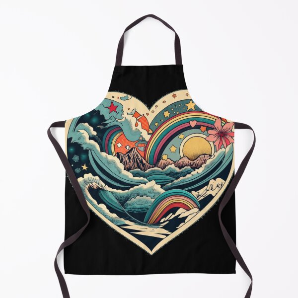 Aperçu de l'œuvre heart-shaped waves créée et vendue par TrendyPalette.