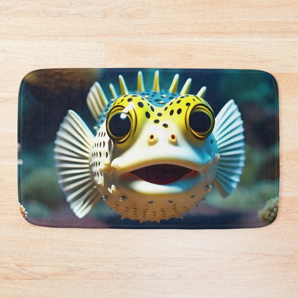 Item preview, A Friendly Puffer Fish designed and sold by ckwags.