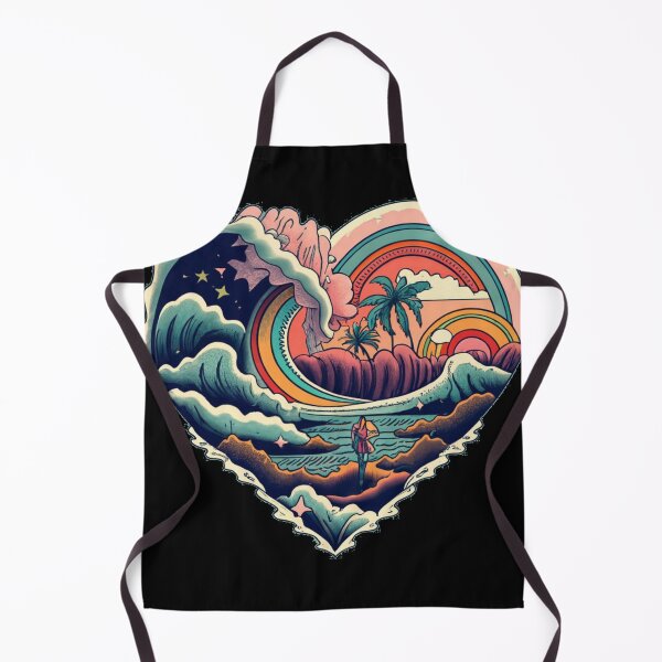 Item preview, heart-shaped waves designed and sold by TrendyPalette.