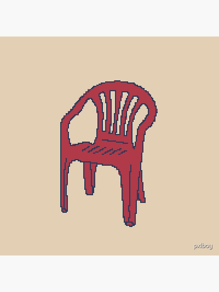 Plastic Lawn Chair 8bit Pixel Art