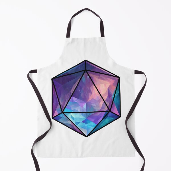 Item preview, D20 Purple Abstract Fantasy Dice Design designed and sold by toadsandtoast.
