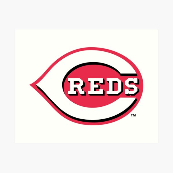 MLB CINCINNATI REDS Vintage Retro Print 1 Baseball 100% 