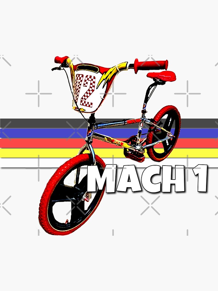 Mach 1 Bicicleta BMX GT Bicicleta BMX Old School BMX vintage Pegatina