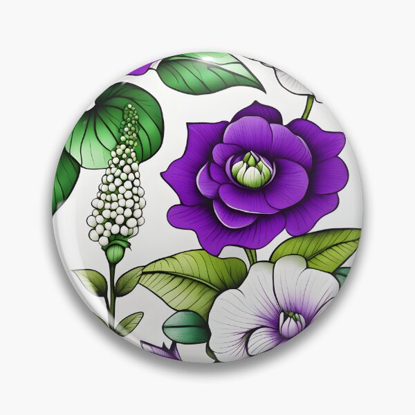 Artikelvorschau, Suffragettenfarben Blumen entworfen und verkauft von Tau Tia L Douglass.