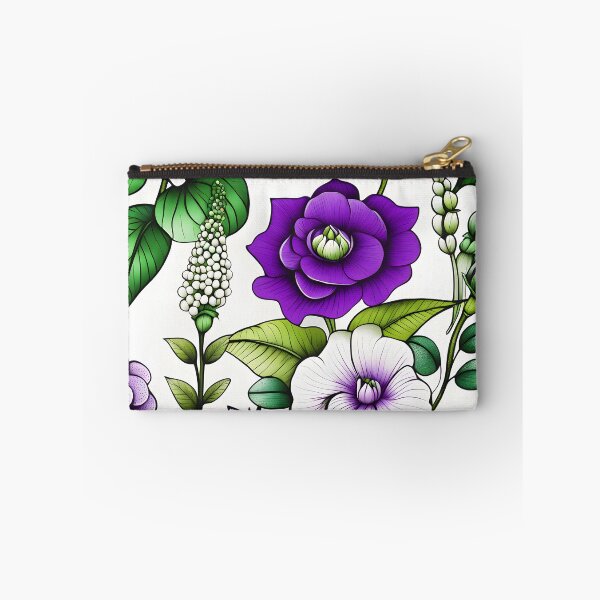 Item preview, Suffragette Colours Floral designed and sold by Tau Tia L Douglass.