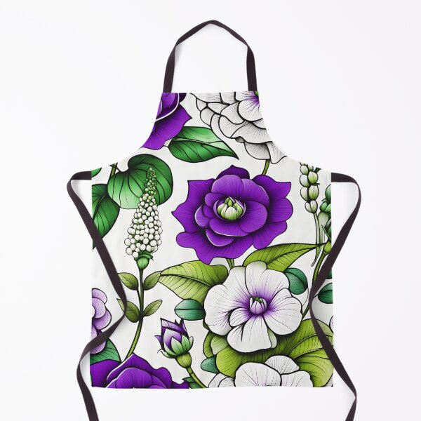 Item preview, Suffragette Colours Floral designed and sold by Tau Tia L Douglass.