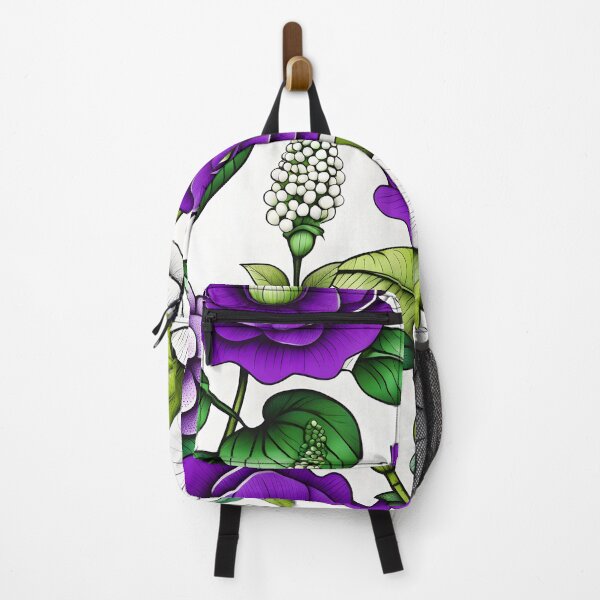 Item preview, Suffragette Colours Floral designed and sold by Tau Tia L Douglass.