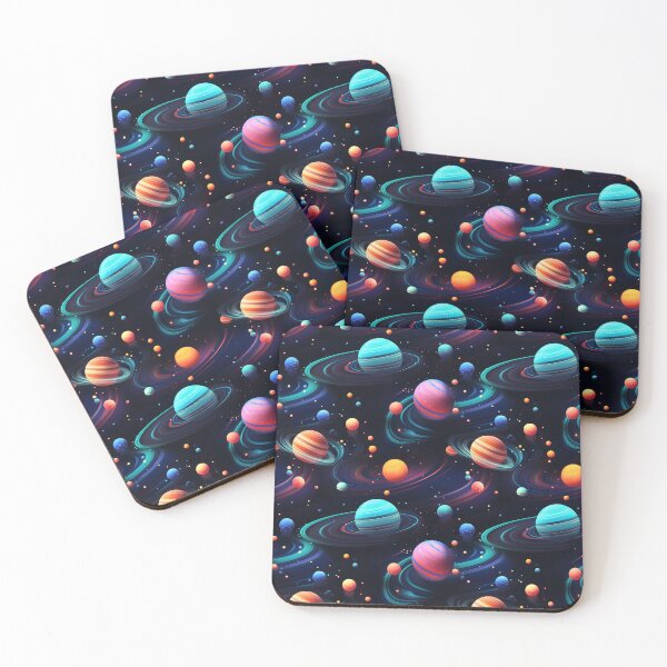 Item preview, Color Planets Pattern designed and sold by PrintsyPattern.