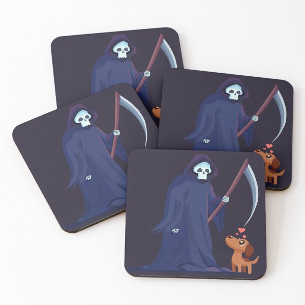 Item preview, Grim Reaper and His Best Pal designed and sold by RottenAppleShop.