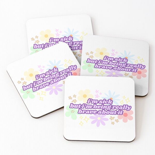 Item preview, I'm Sick But I'm Being Really Brave About It (Purple) designed and sold by Mollysb428.