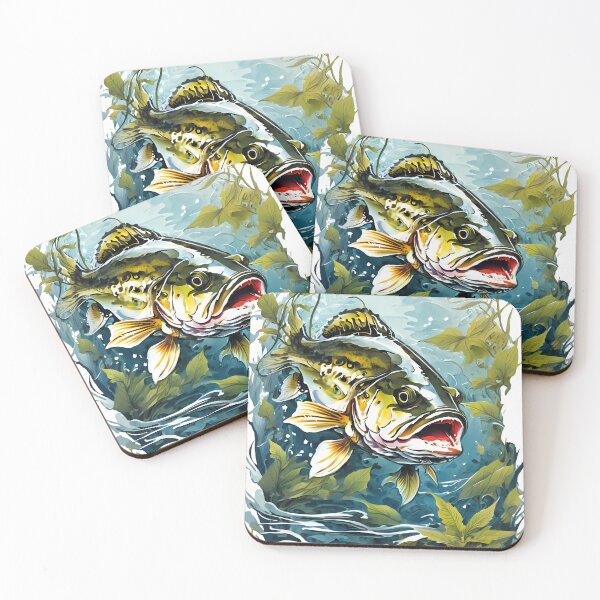 Item preview, bass fish and grass  designed and sold by wojysmokes.